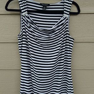 White House/Black Market striped tank top